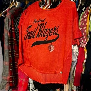 Portland Trail Blazers old school t-shirt! Size XXL